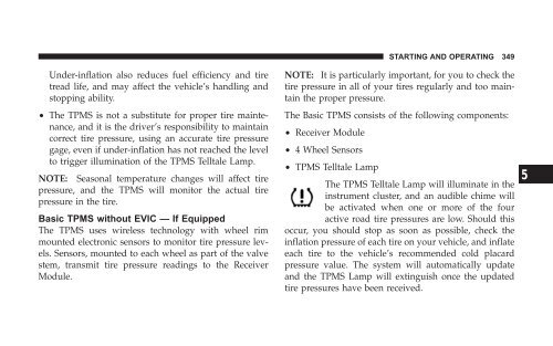 2008 RT Caravan Owner Manual