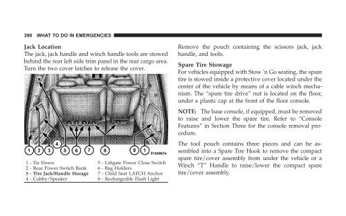 2008 RT Caravan Owner Manual