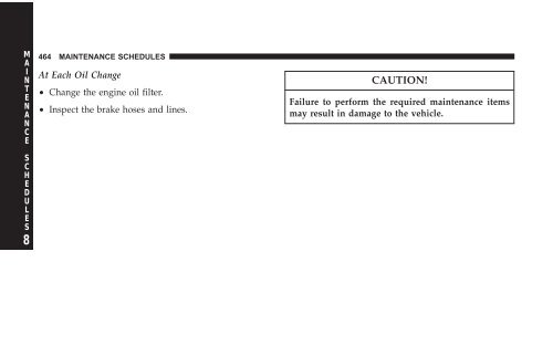 2008 RT Caravan Owner Manual