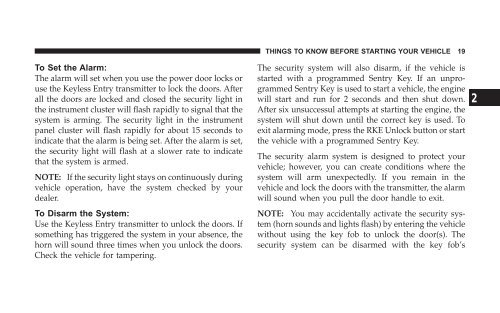 2008 HB Dodge Durango Owner Manual