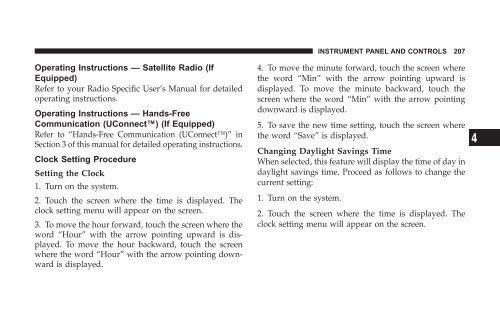 2008 HB Dodge Durango Owner Manual