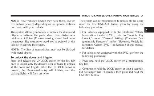 2008 HB Dodge Durango Owner Manual