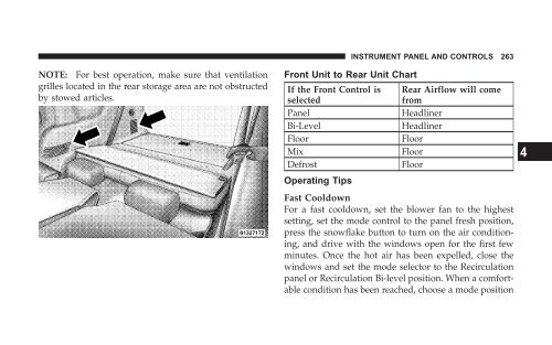 2008 HB Dodge Durango Owner Manual