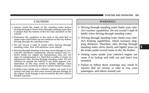 2008 HB Dodge Durango Owner Manual