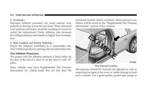 2008 HB Dodge Durango Owner Manual