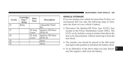 2008 HB Dodge Durango Owner Manual