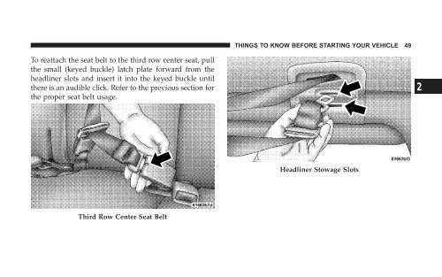 2008 HB Dodge Durango Owner Manual