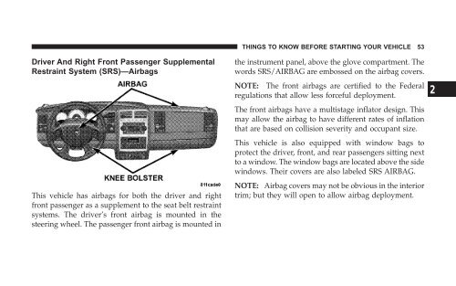 2008 HB Dodge Durango Owner Manual