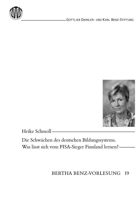 Heike Schmoll Die Schwächen des deutschen Bildungssystems ...