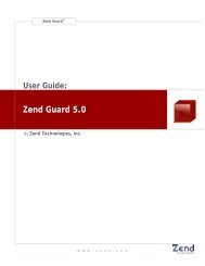 Zend Guard User Guide