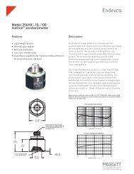 Model 256HX -10,-100 Isotron® accelerometer - Endevco