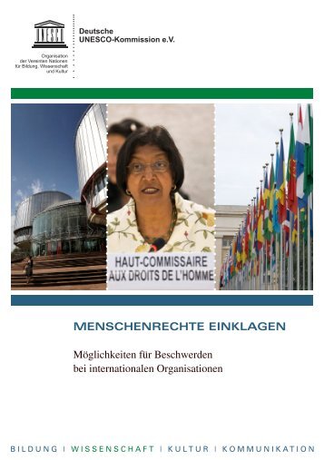 Menschenrechte einklagen - UNESCO Deutschland