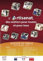 L'Artisanat, des mÃ©tiers pour toutes et pour tous - Chambre ...