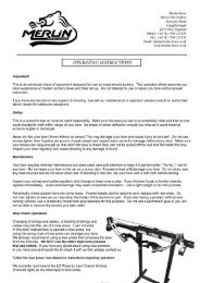 Excalibur Owners Manual - Merlin Archery