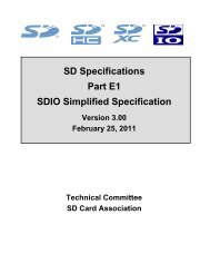 SDIO Simplified Specification - SD Association