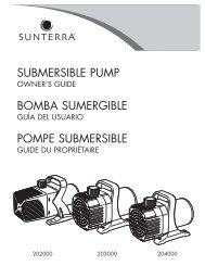 SUBMERSIBLE PUMP BOMBA SUMERGIBLE POMPE - SUNTERRA