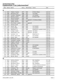 Ergebnisliste 5 km Jedermannlauf - Sf-nordvelen.de