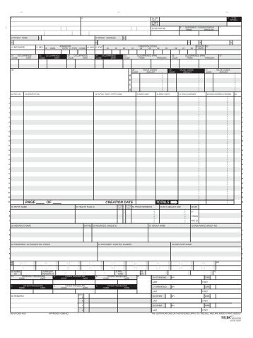 Claim Form - UB04 - PacificSource