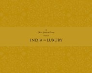 INDIA in LUXURY - Oberoi Hotels