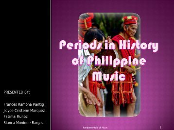 History of Philippine Music - Philippine Culture