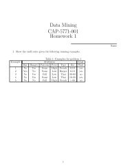 Data Mining CAP-5771-001 Homework 1