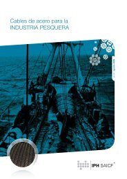 Cables de acero para la INDUSTRIA PESQUERA - iph saicf