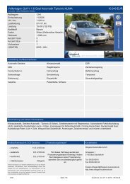 Volkswagen Golf V 1.6 Goal Automatik Tiptronic KLIMA 10.949 EUR