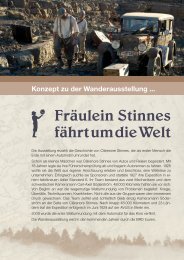 Download Informationen (PDF) - Fräulein Stinnes fährt um die Welt