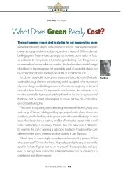 What Does Green Really Cost? - Davis Langdon