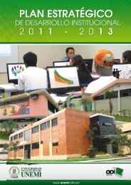 Descargar PEDI UNEMI 2011 - 2013 - Universidad Estatal de Milagro