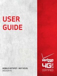 User Guide for the VZW Mifi 451L 4G LTE Mobile ... - Wireless Zone