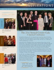 The 21st Annual Crozier Gala: - Catholic Community Foundation