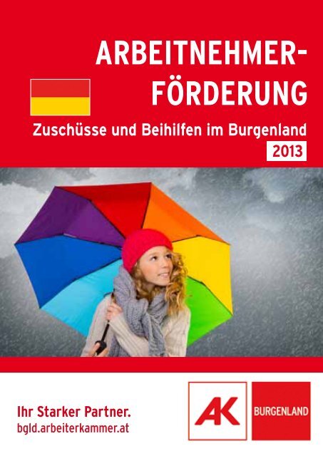 arbeitnehmerfoerderung - AK Burgenland - Arbeiterkammer