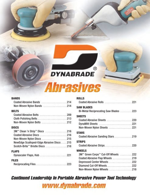 abrasive belt tools