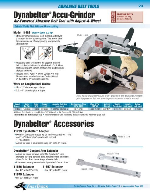 abrasive belt tools