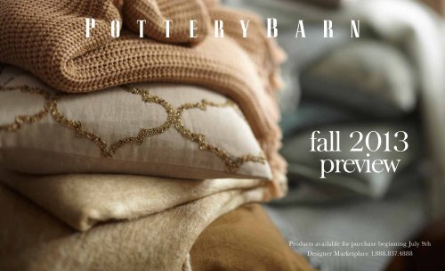 Pottery Barn Fall 2013 Preview