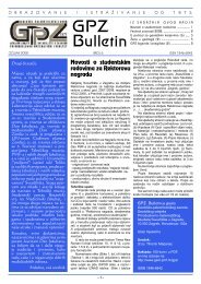 GPZ-Bulletin_06 - Prirodoslovno - matematički fakultet - Sveučilište ...