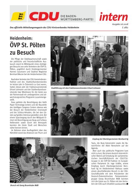 Ausgabe 06.2008 - CDU Heidenheim