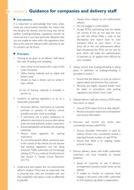 loading/unloading code of practice - Freight Transport Association