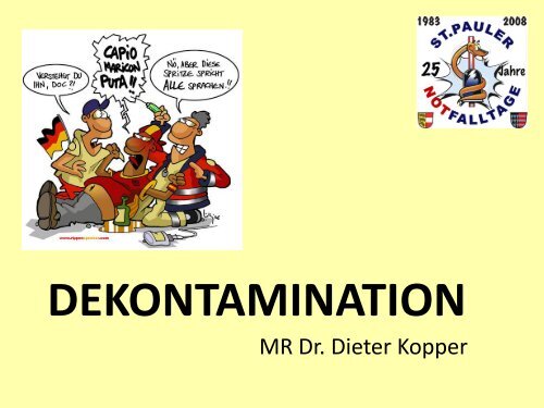 DEKONTAMINATION