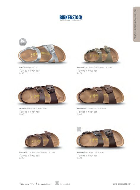 Birkenstock Katalog 2013