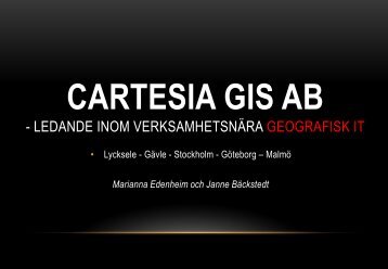 CARTESIA â Vi bygger landet i 3D - Adtollo