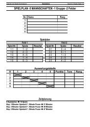 1 Gruppe 5 Mannschaften - des Gabriel von Seidl Gymnasiums