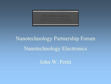 Pettit Applied Technologies "Fly-by-Light" - FLC Mid-Atlantic Region