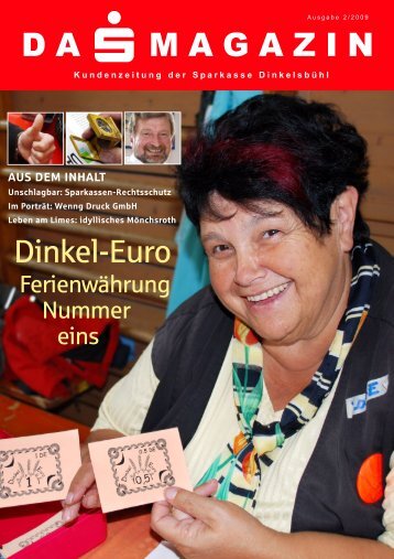 DA MAGAZIN - und Stadtsparkasse Dinkelsbühl