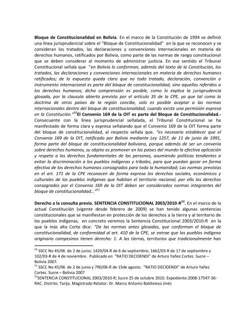 análisis de derecho internacional, legislación ... - Natural Justice