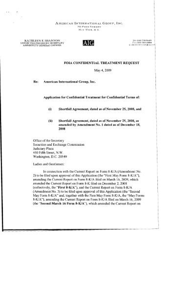 Confidential treatment request ipo