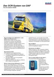 Das SCR-System von DAF