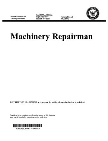 Machinery Repairman