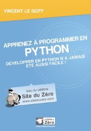 Apprenez à programmer en Python - Site du Zéro